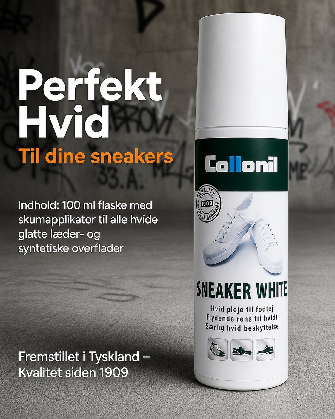 50 dk sneaker white hvid perfekt