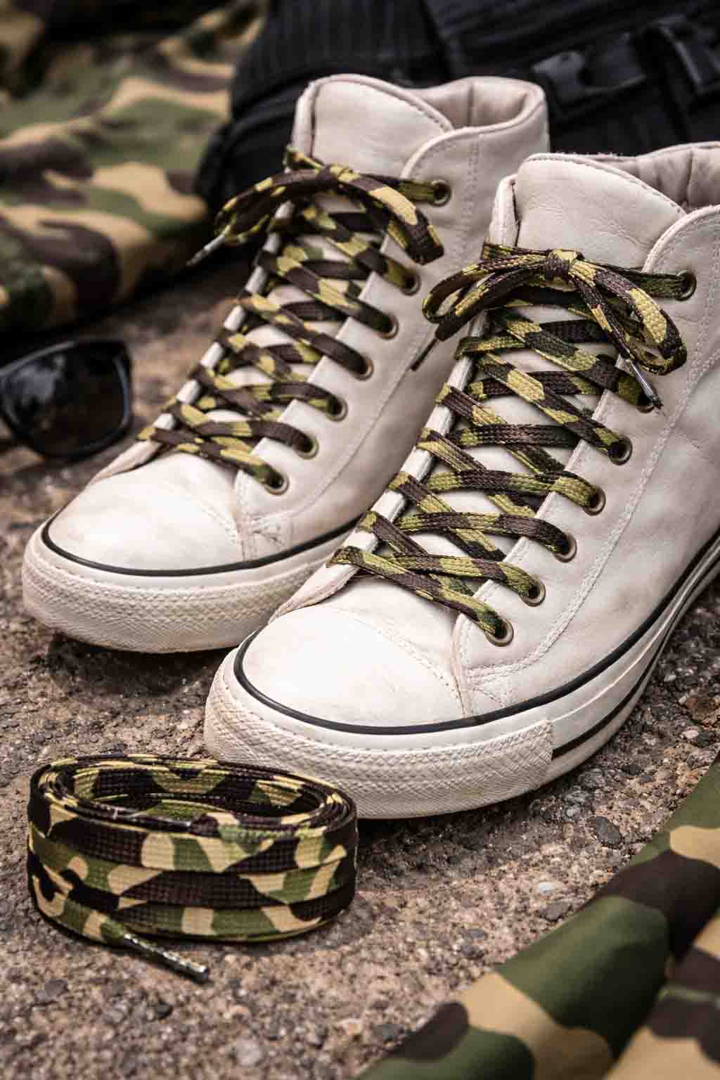 55 camouflage snoreband sneakers