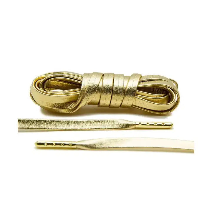 guld-snoerebaand-laeder-flade