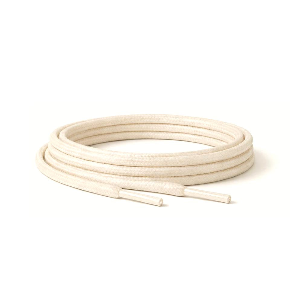 89 voksede snore runde hvid creme