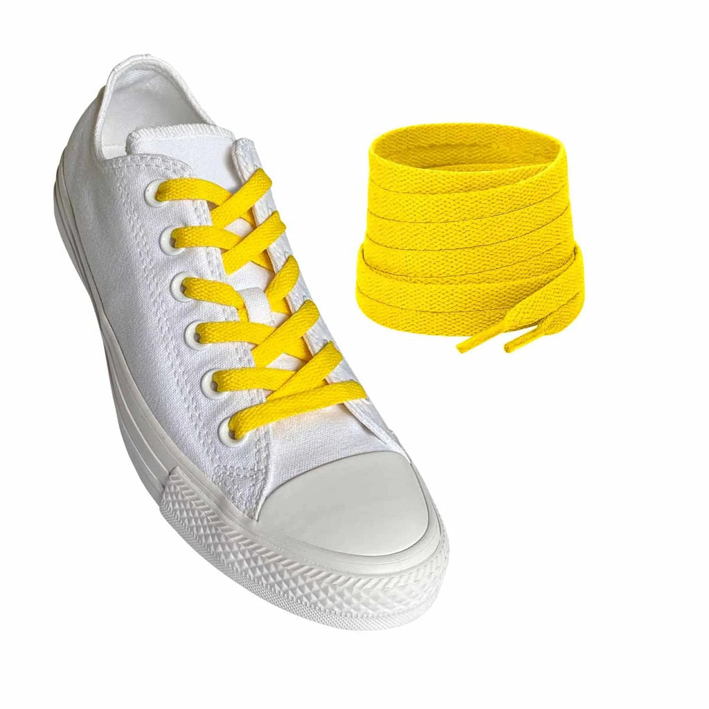 snoerebaand-sneakers-gul