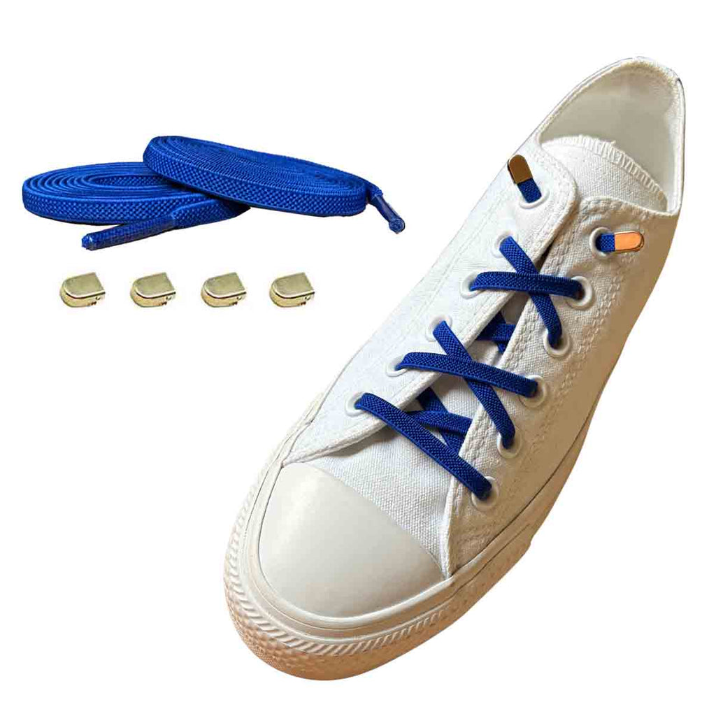 elastiske-snoerebaand-blaa-moerk-clips-guld-sko