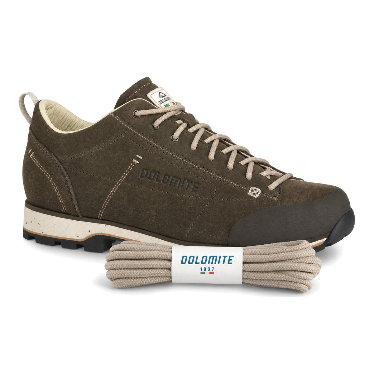 Beige – dolomite snorebaand beige 02 sko brun mork