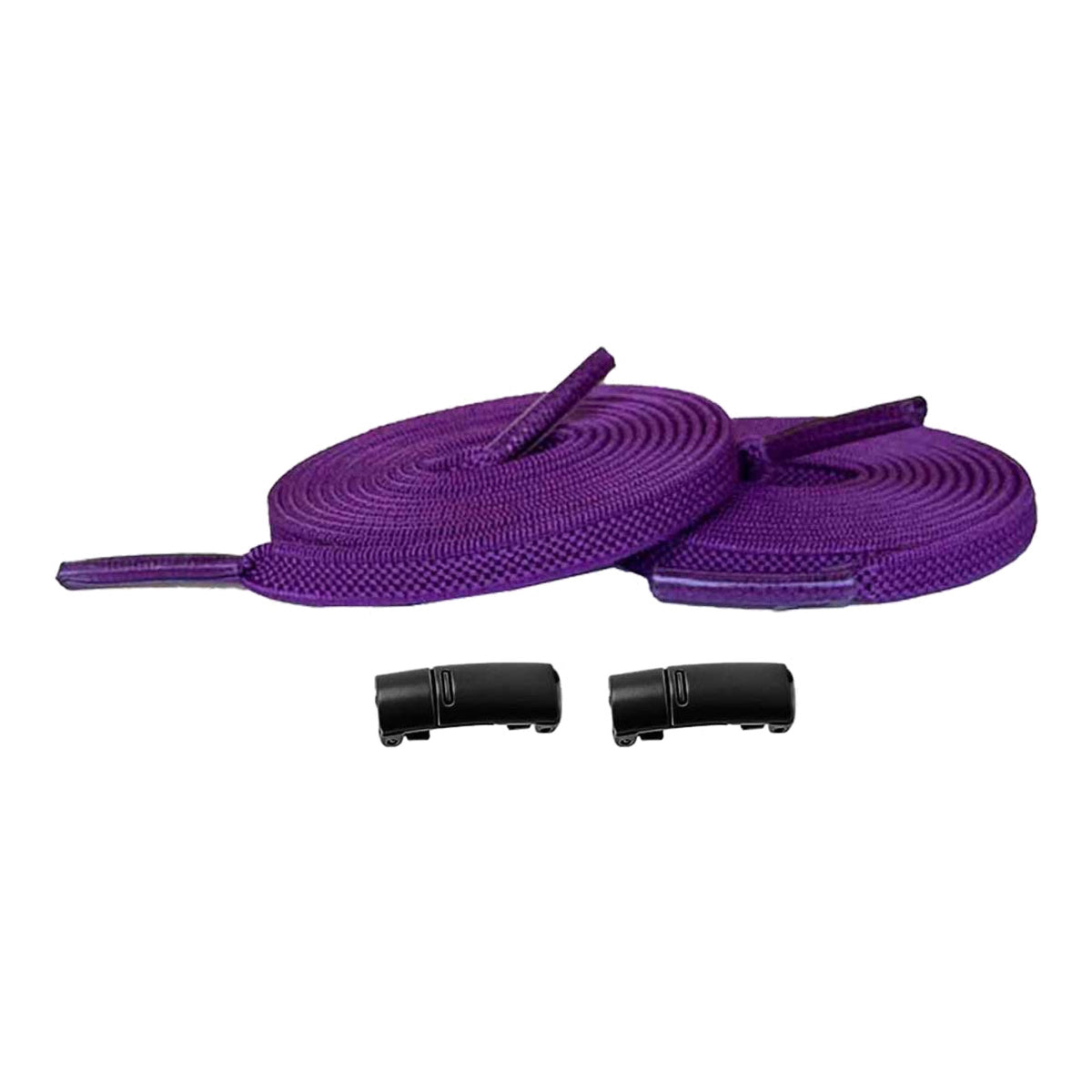 Lilla / Sort – elastiske snorebaand magneter lilla sort 01 hovedbillede