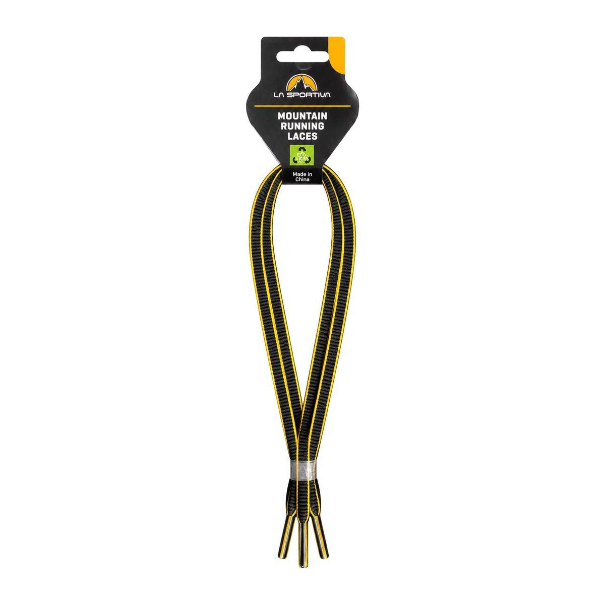 Sort gul / 107 cm, 132 cm – la sportiva mountain running snorebaand sort gul 107 cm 1