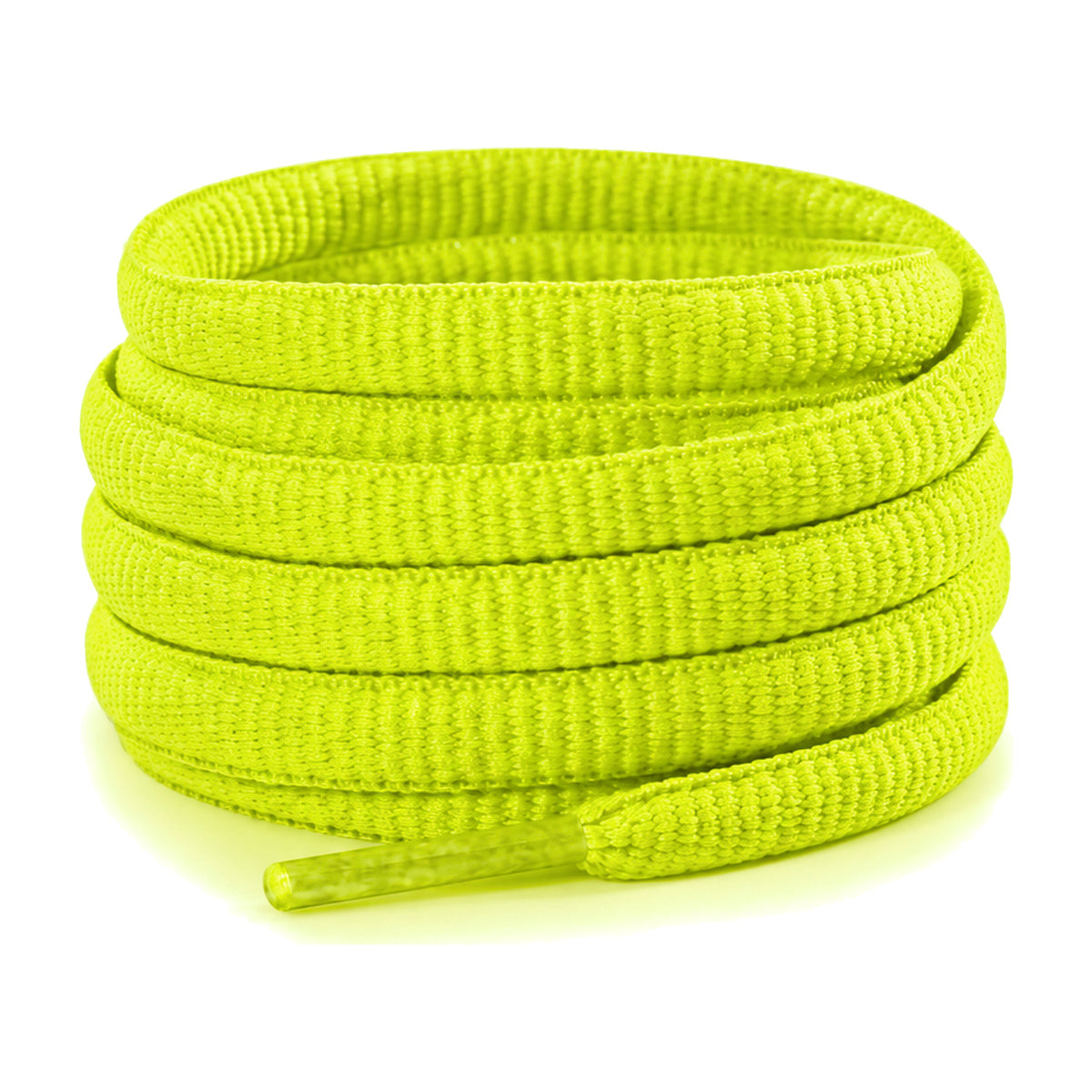 Gul neon – ovale snorebaand halvrund lobesko gul neon 01 hovedbillede