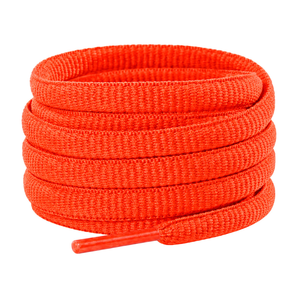 Orange neon – ovale snorebaand halvrund lobesko orange neon 01 hovedbillede