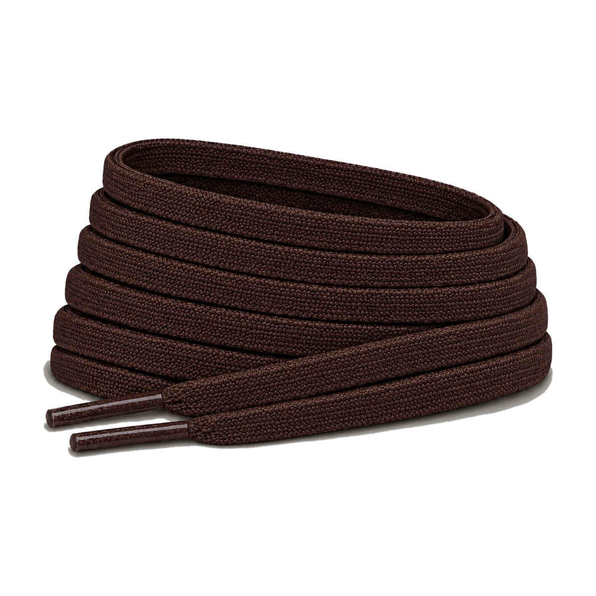 Brun – snorebaand flad smal fodbold brun mork 01 hovedbillede